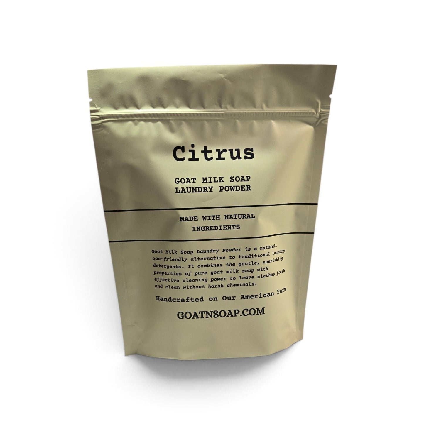 Laundry Powder – Citrus, Floral & Unscented made with goat milk soap