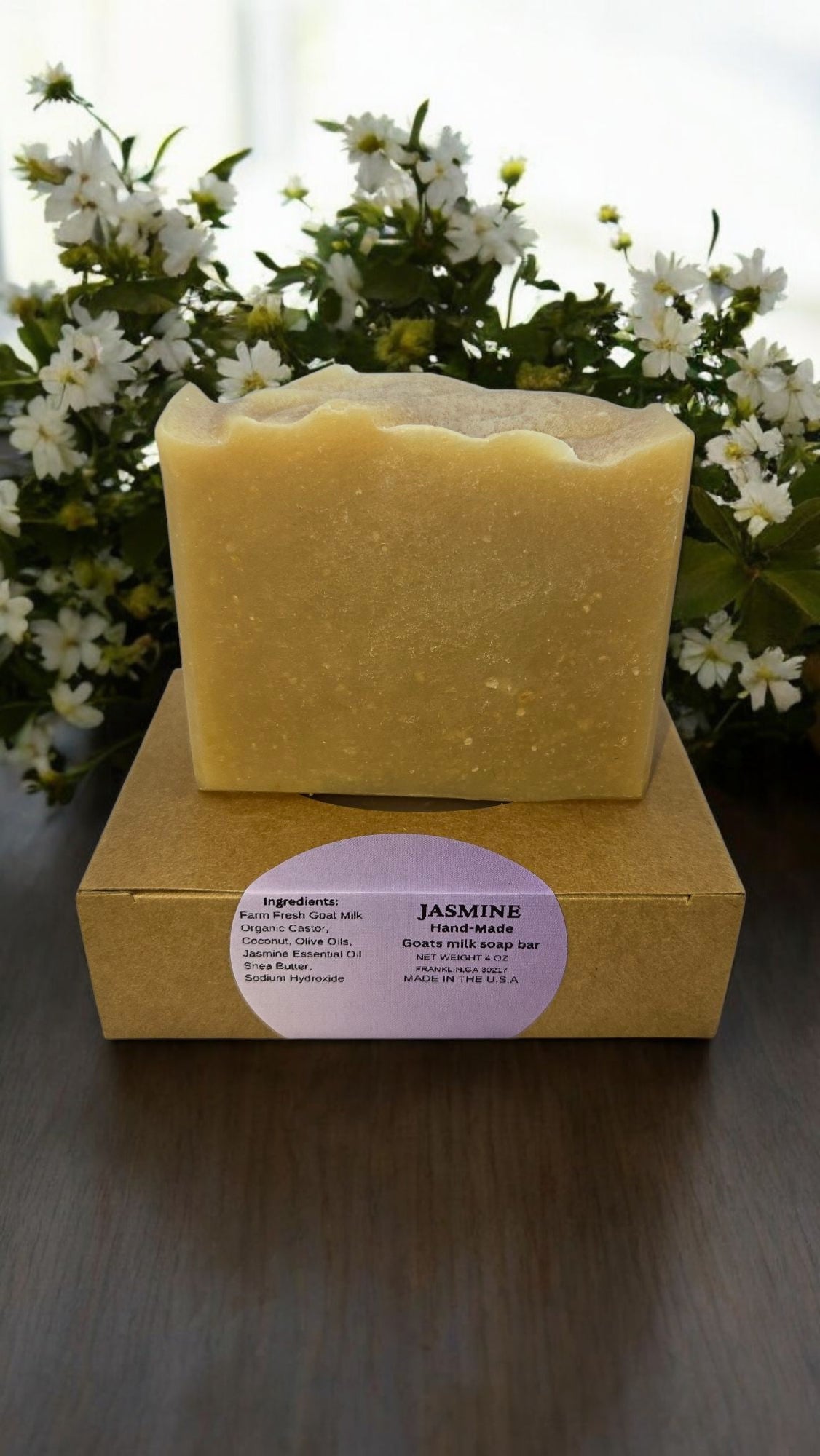 Jasmine Pure Goat Milk Soap – Pure, Floral, Naturally Nourishing