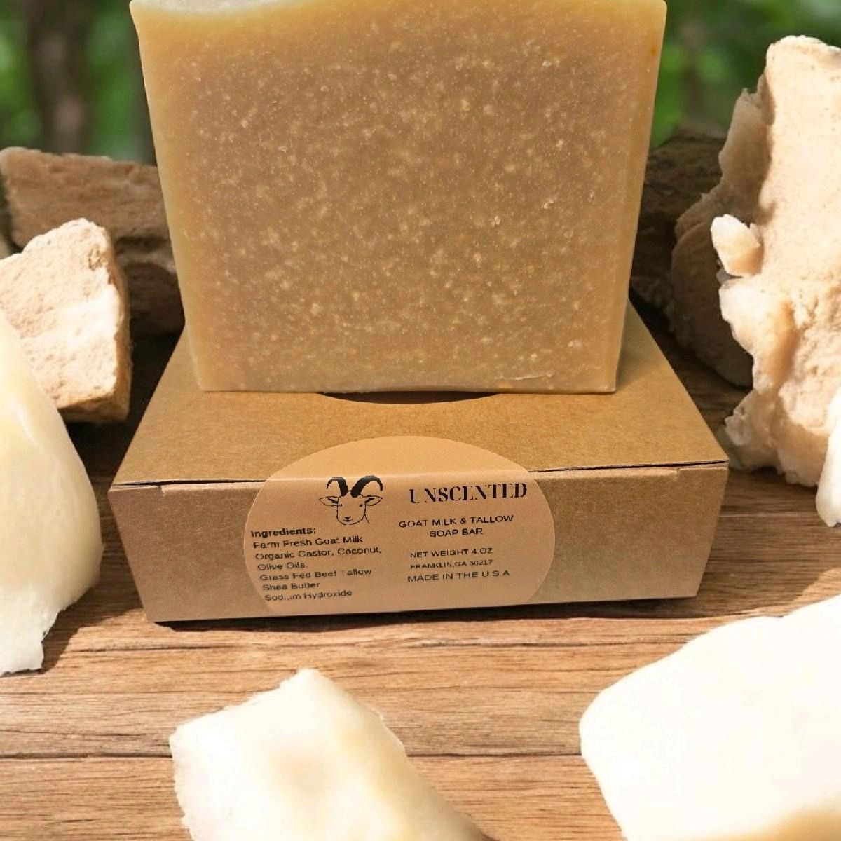 Tallow & Goat Milk Soap Unscented