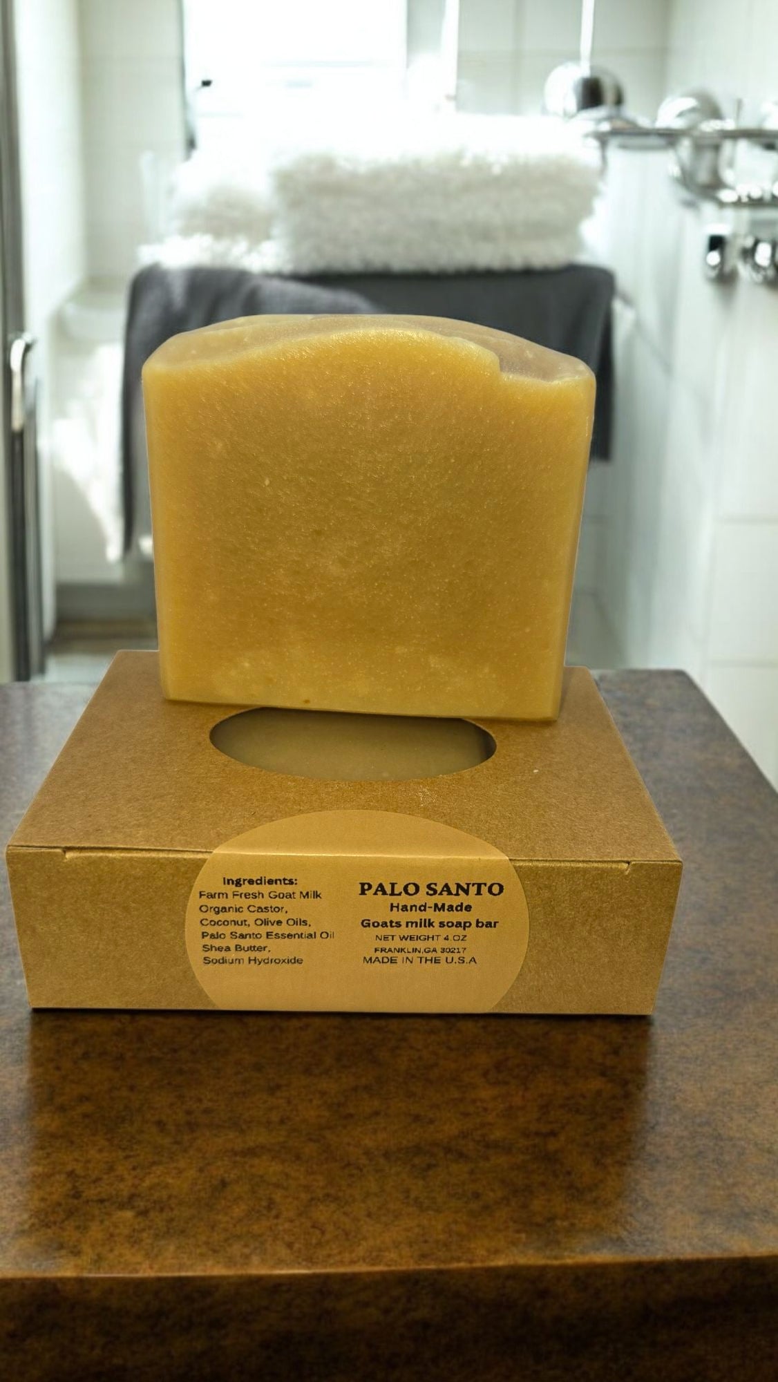 Palo Santo Goat Milk Soap – Grounding. Pure. Sacred.
