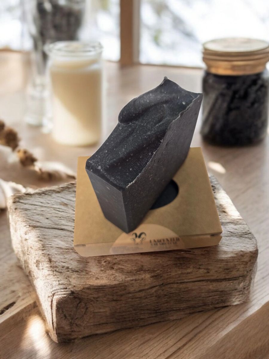 Charcoal Unscented Tallow & Goats Milk Soap
