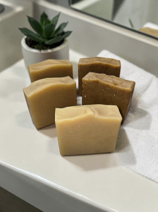 Sensitive & Mature Skin Pure Goat Milk Soap Bundle (5 Bars)