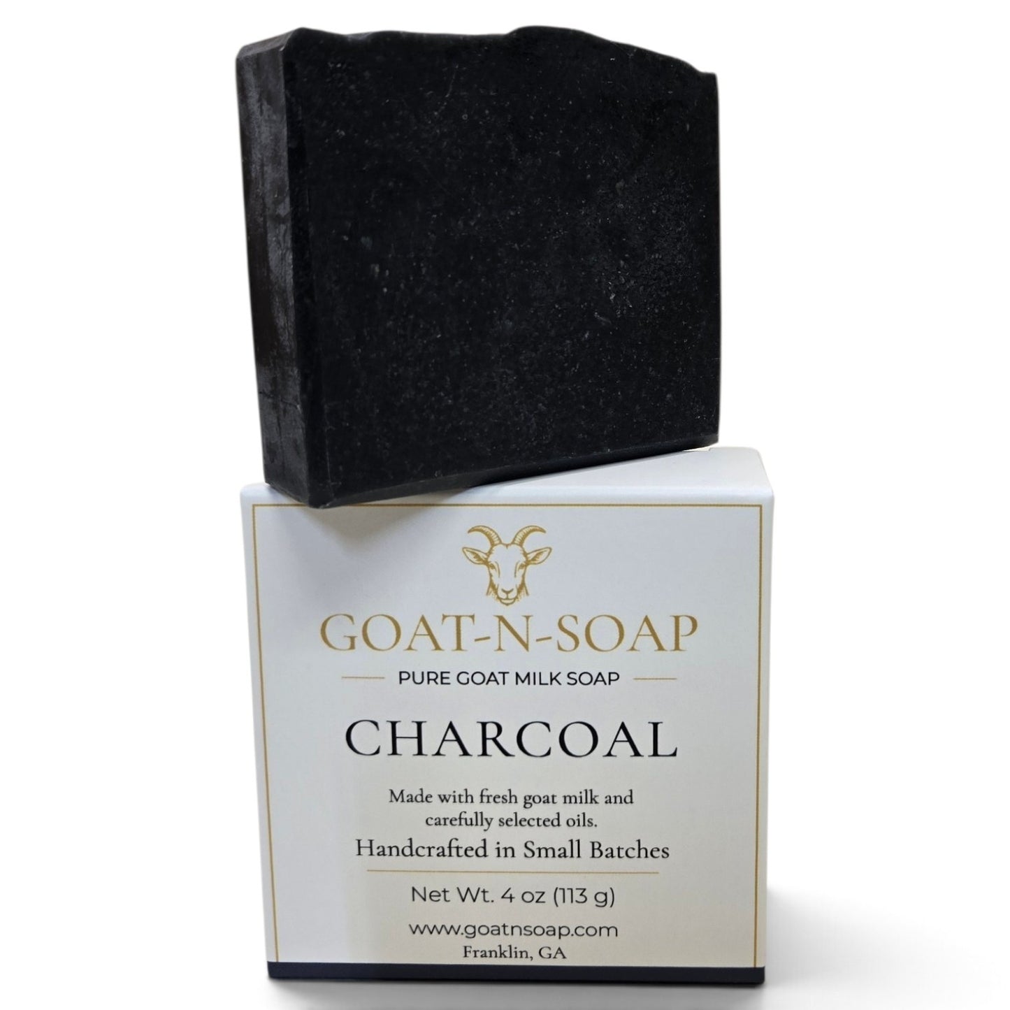 Charcoal Unscented Pure Goat Milk Soap