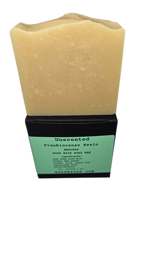 Unscented Frankincense Goat Milk Soap