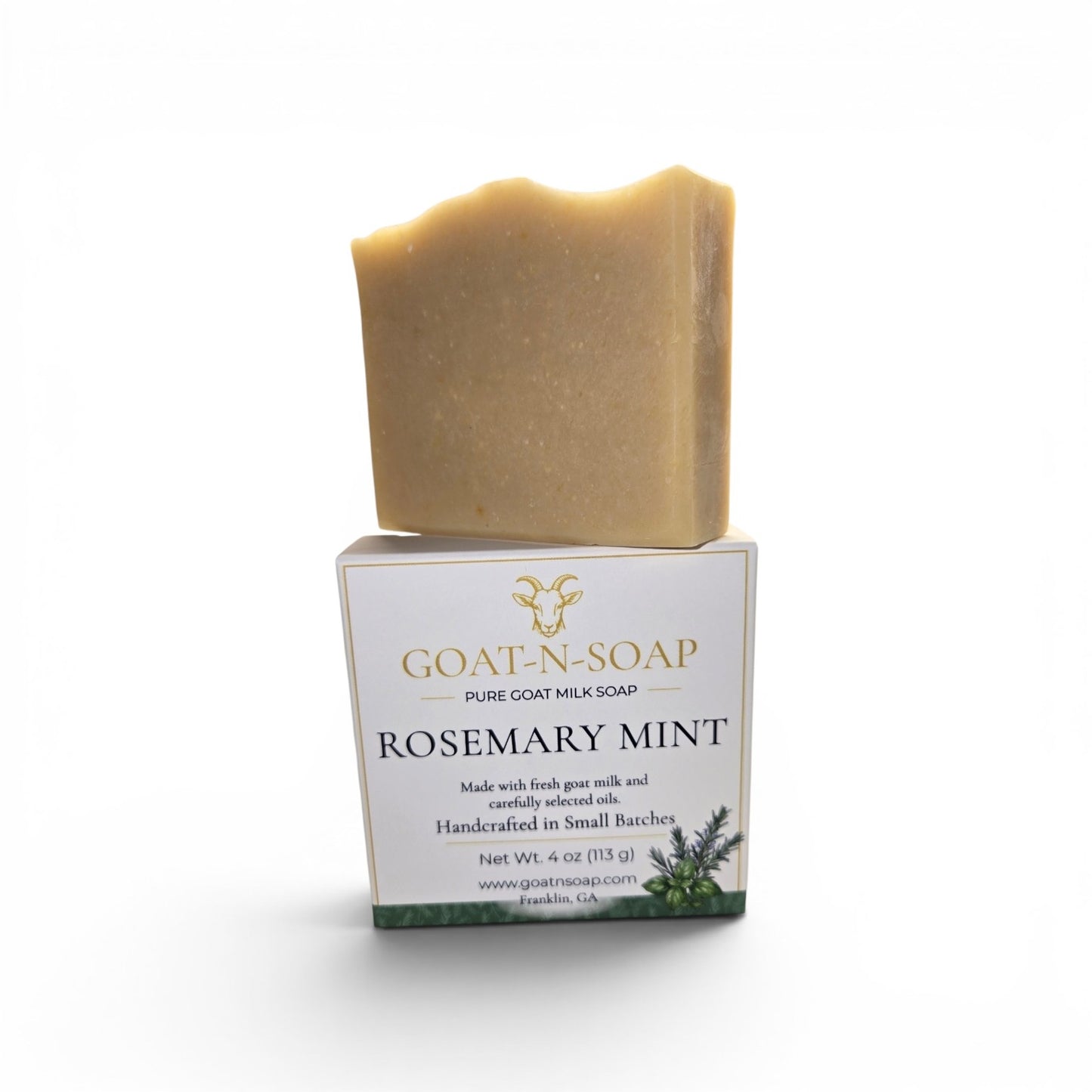 Rosemary-Mint Pure Goat Milk Soap