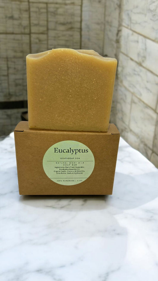 Eucalyptus Pure Goat Milk Soap – Breathe Deep, Clean Naturally
