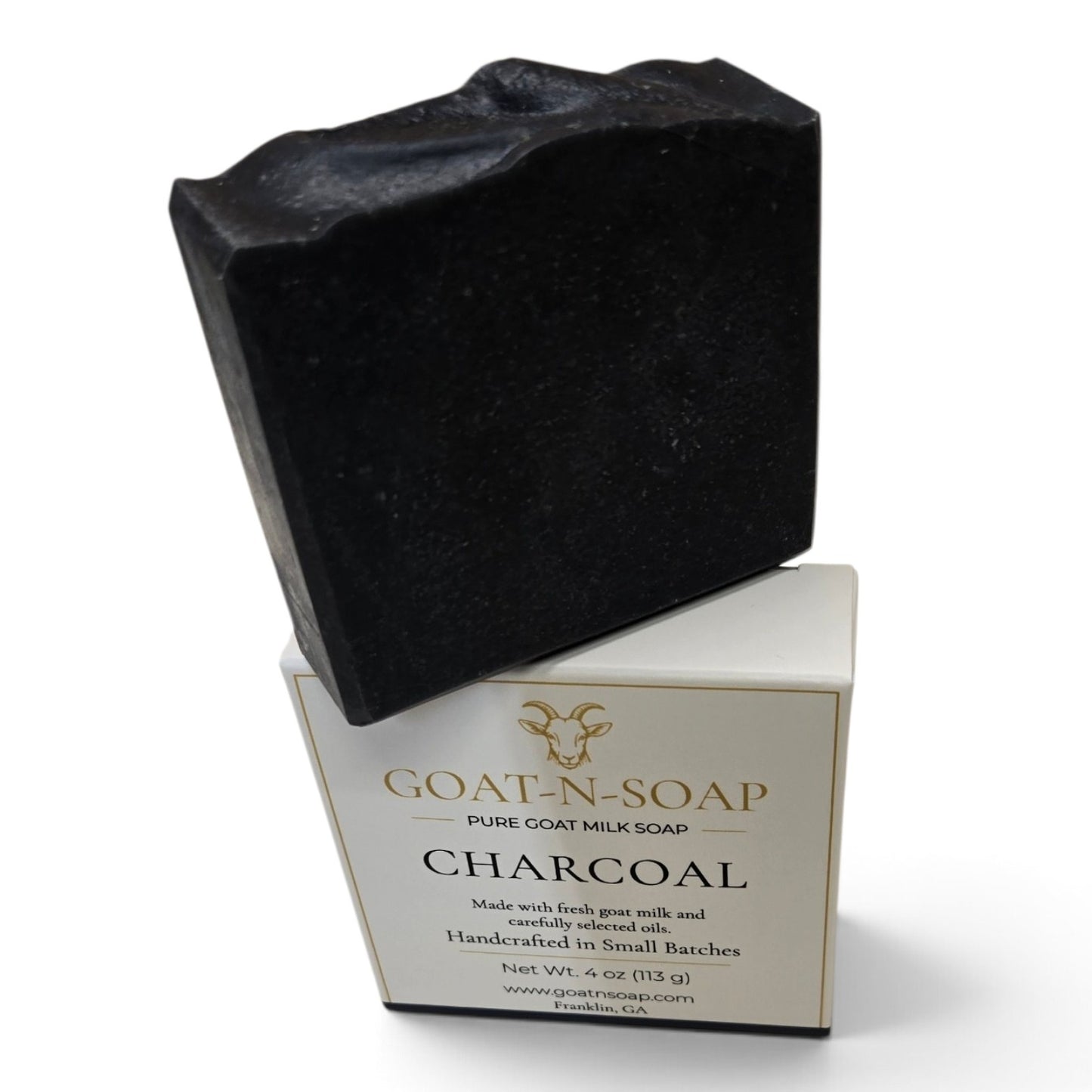 Charcoal Unscented Pure Goat Milk Soap